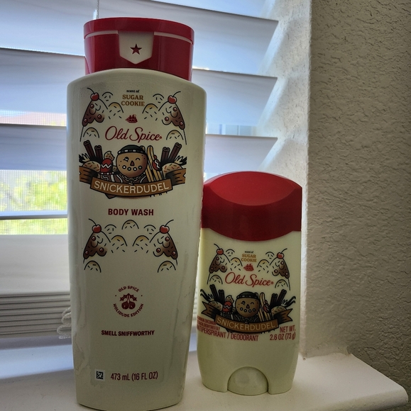 Old Spice Holidude Collection Snickerdoodle Cookie Body Wash + Deo Set - Picture 1 of 3